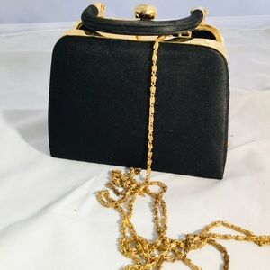 MINI SATCHEL SHOULDER BAG BLACK